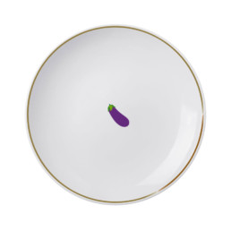 eggplant emoji beefbar starter plate