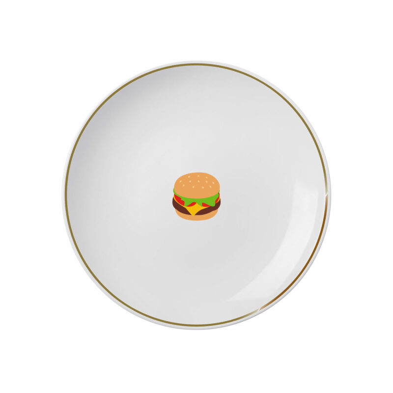 beefbar burger plate