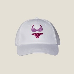 bikini caps square white model alberto bresci beefbar giraudi fashion design emoji restaurant