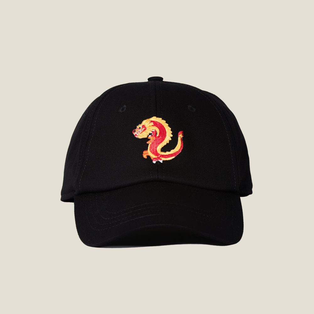 Dragon caps tissus back Monaco black model Alberto Bresci Beefbar Giraudi fashion design restaurant emoji textile