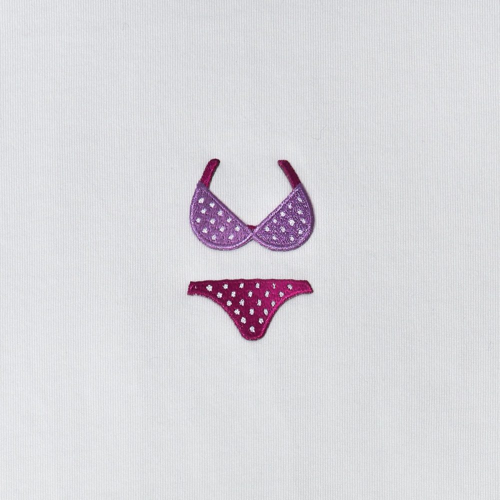 emoji bikini embrodery