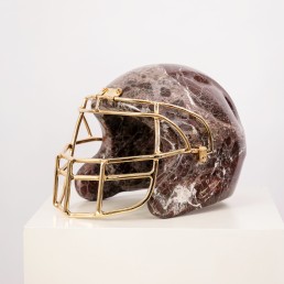 super bowl casque nfl Nicolas Bianco marble sculpture