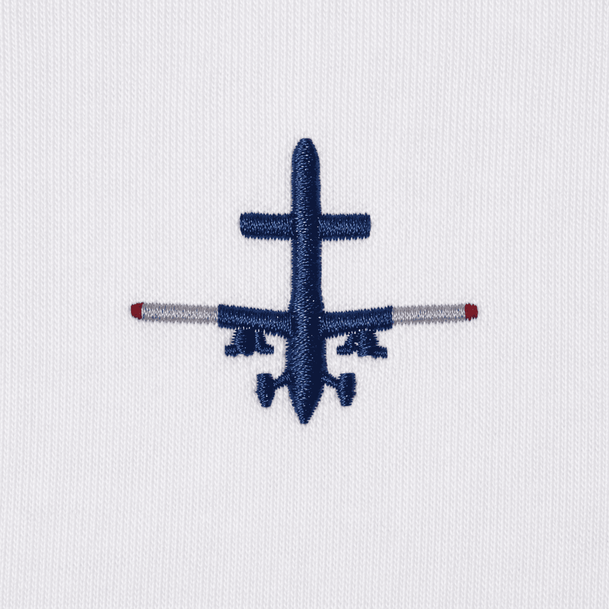 airplane embroidery