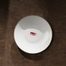 Sled emoji plate