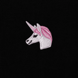 unicorn embrodery polo beefbar